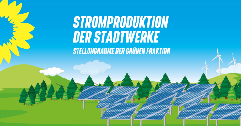 Grüne sprechen sich für Windenergieanlagen und Freiflächen-Solaranlagen aus