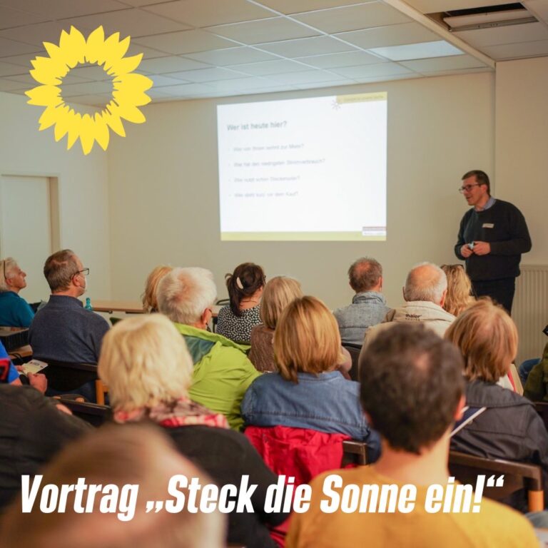 Vortrag „Steck die Sonne ein!\“