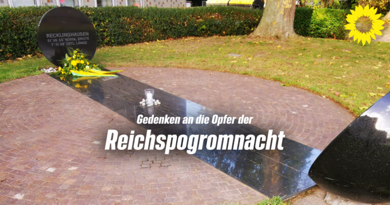 Gedenken an die Opfer der Reichspogromnacht