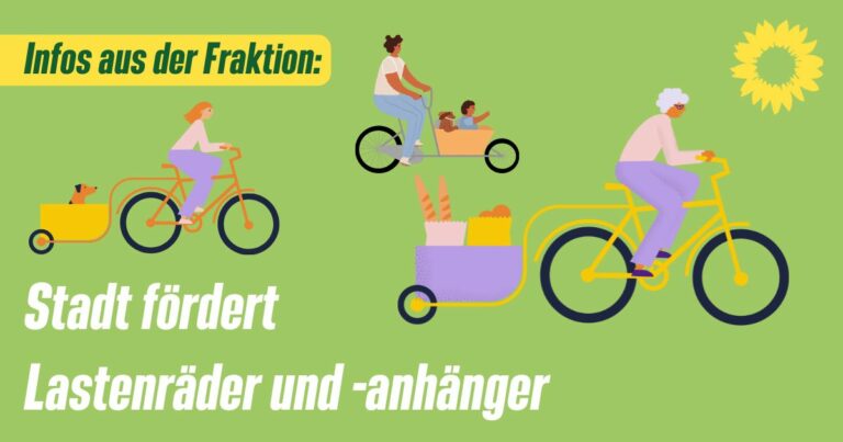 Stadt fördert Lastenräder und  -anhänger