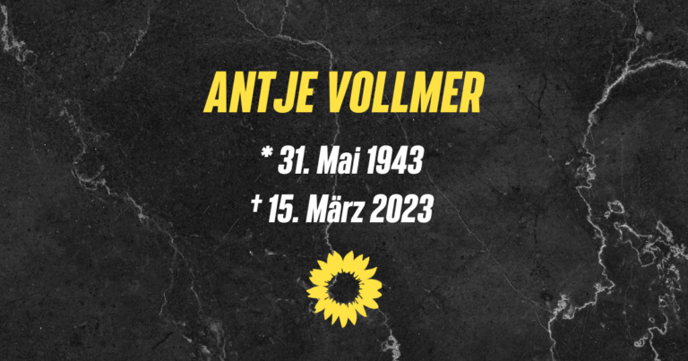 Nachruf: Antje Vollmer