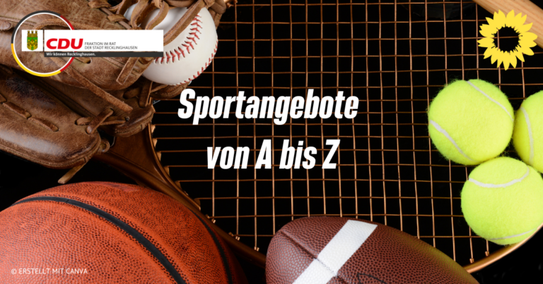 Sportangebote von A bis Z