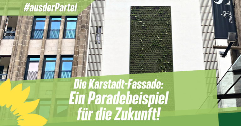 Ehemalige Karstadt Fassade  —  ein Paradebeispiel für die Zukunft