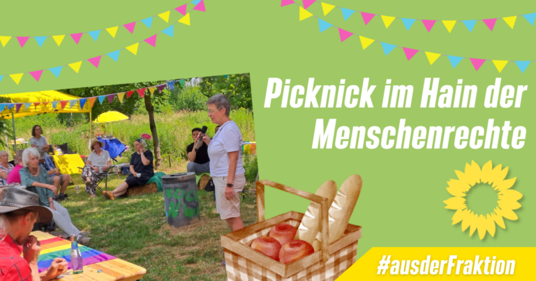 Picknick im Hain der Menschenrechte