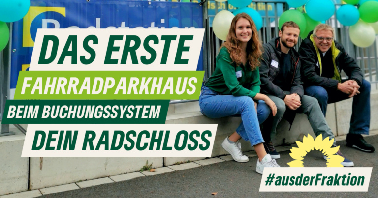 Als erstes Fahrradparkhaus bei der VRR-Buchungsseite “DeinRadschloss” dabei