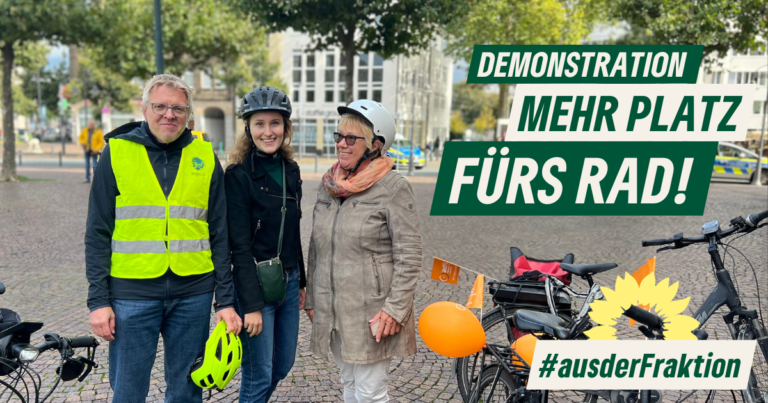 Demo: Mehr Platz fürs Rad