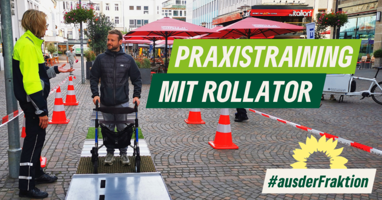 Praxistraining mit Rollator