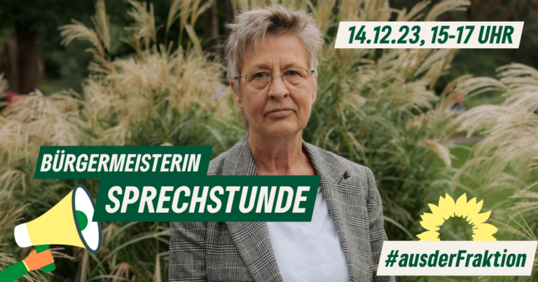 Bürgermeisterin-Sprechstunde am 14.12.2023