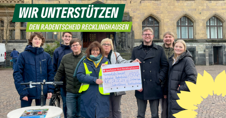 Grüne unterstützen Radentscheid in Recklinghausen