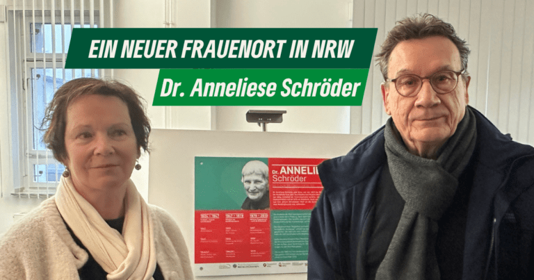 Ein neuer Frauenort in NRW für Dr. Anneliese Schröder (1924 – 2013)