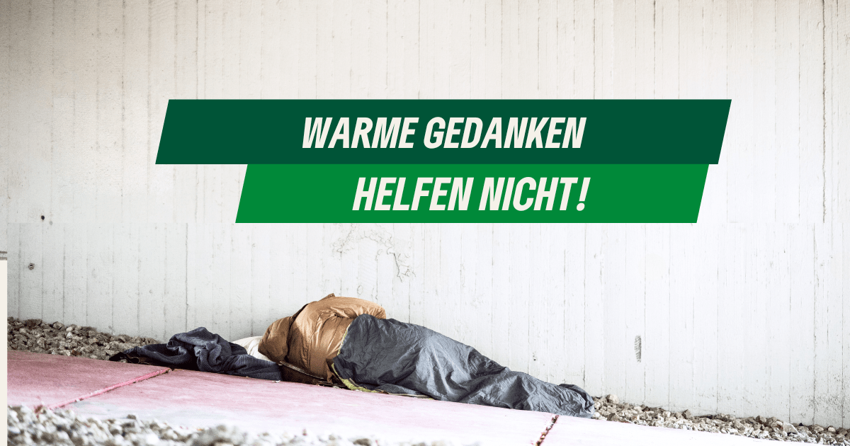 Hilfsangebote für Obdachlose