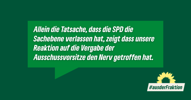 Was sagen wir zu den Vorwürfen der SPD?