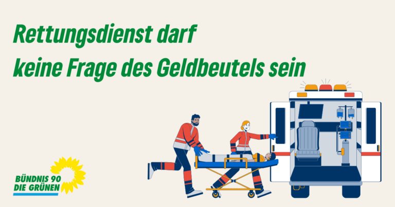 Rettungsdienst darf keine Frage des Geldbeutels sein