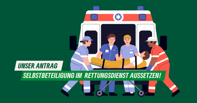 Antrag zur Aussetzung der Selbstbeteiligung bei Rettungseinsätzen