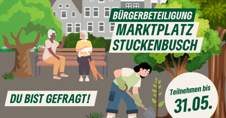 Online-Umfrage zum Marktplatz Stuckenbusch