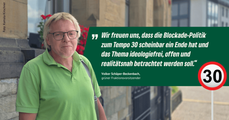 „Die Aufgabe der Blockadehaltung bei Tempo 30 ist ein gutes Signal für Recklinghausen“