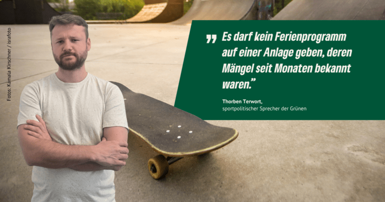 Ärger um gesperrten Skatepark: Grüne fordern von der Stadt, auf betroffene Familien zuzugehen