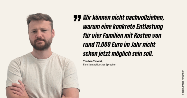 Wir kritisieren das Nein zur Kita-Beitragsbefreiung bei geringen Einkommen