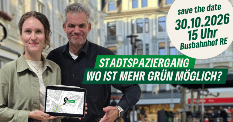 Stadtspaziergang: Wo ist in Recklinghausen mehr Grün möglich?